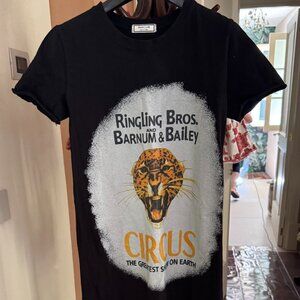 Midi Shirt Dress Black with Print - Made in Korea